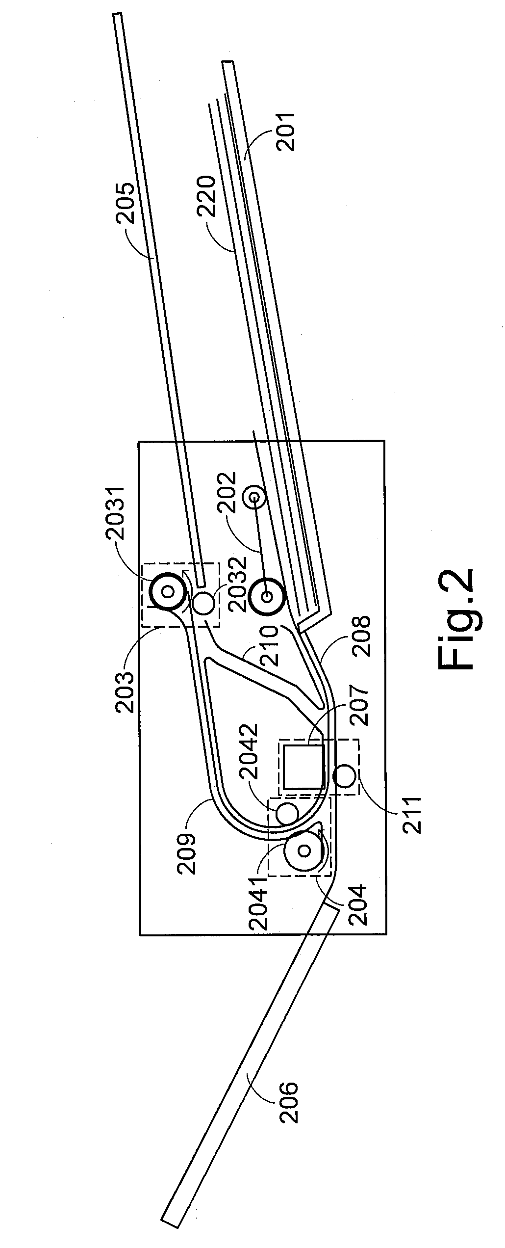 Automatic document feeder for duplex scanning