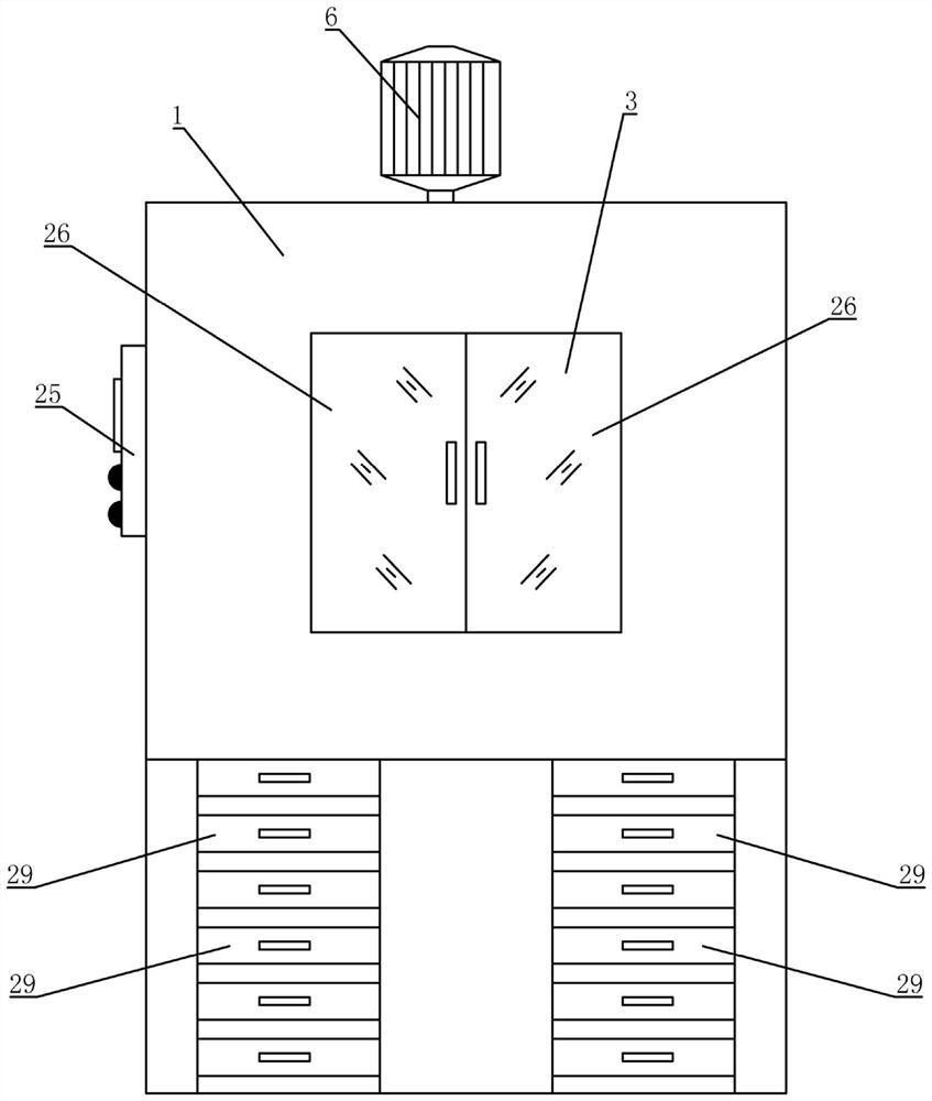 Sterilization and disinfection cabinet for medical apparatus and instruments