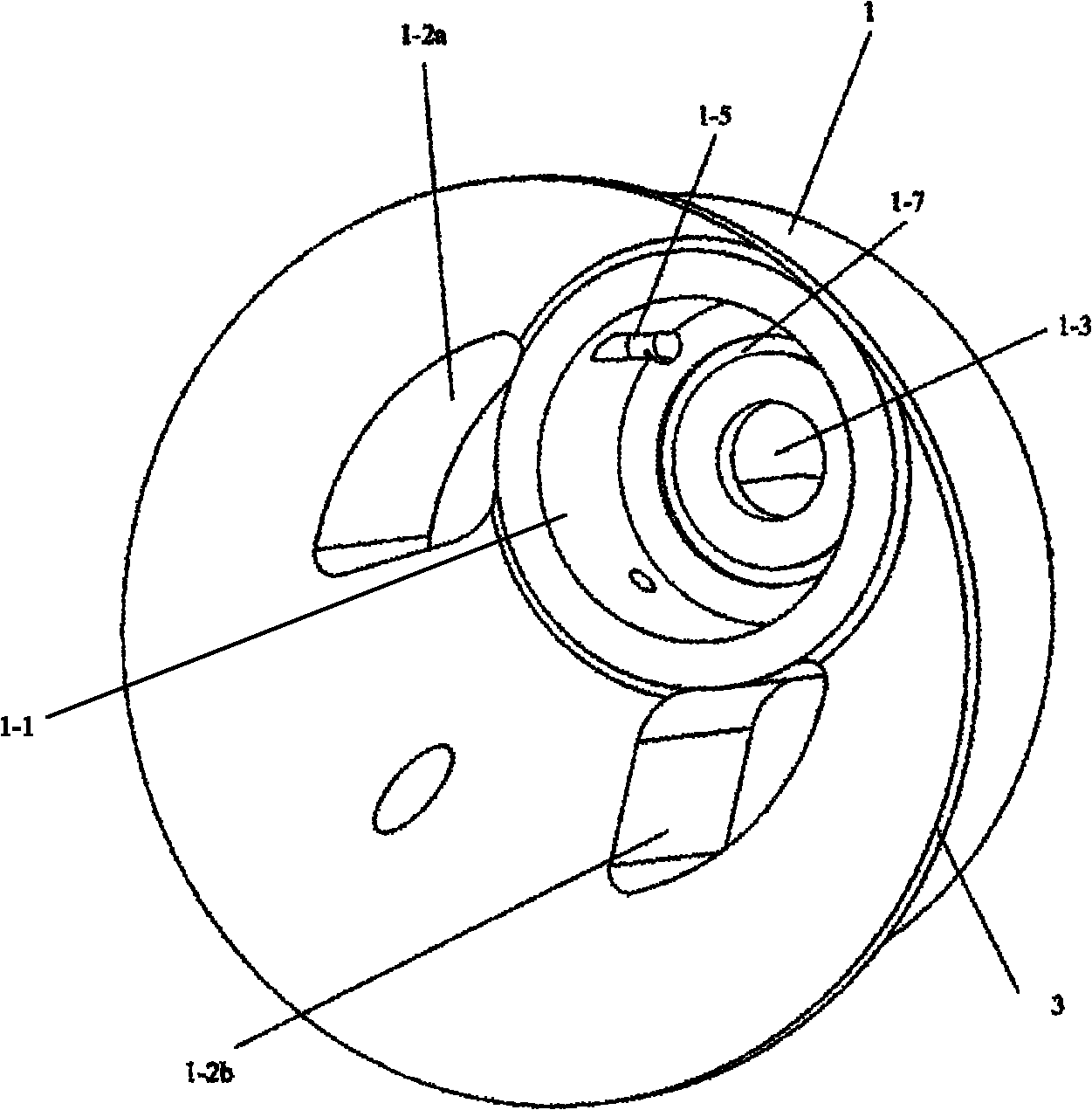 Crank, crankshaft, combined crankshaft and internal combustion engine or compressor using combined crankshaft