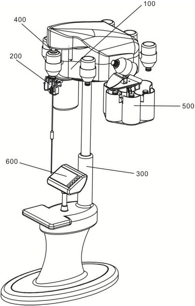 Bottle pressing type automatic transfusion and recovery system