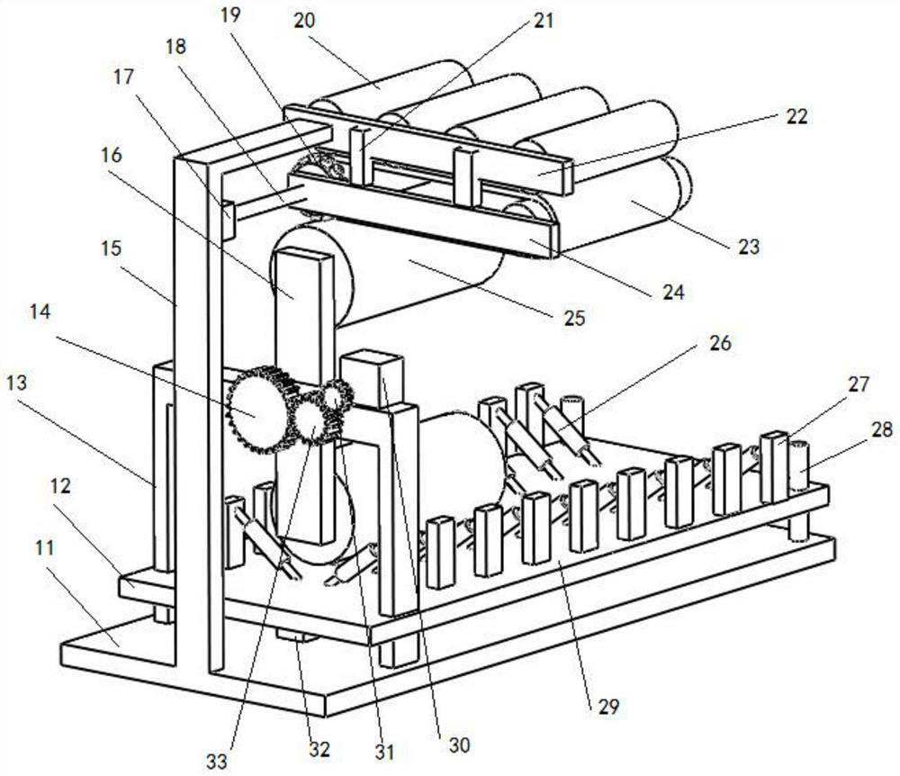 Paper feeding device convenient to quickly switch and used for carton production