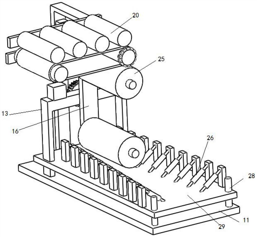 Paper feeding device convenient to quickly switch and used for carton production