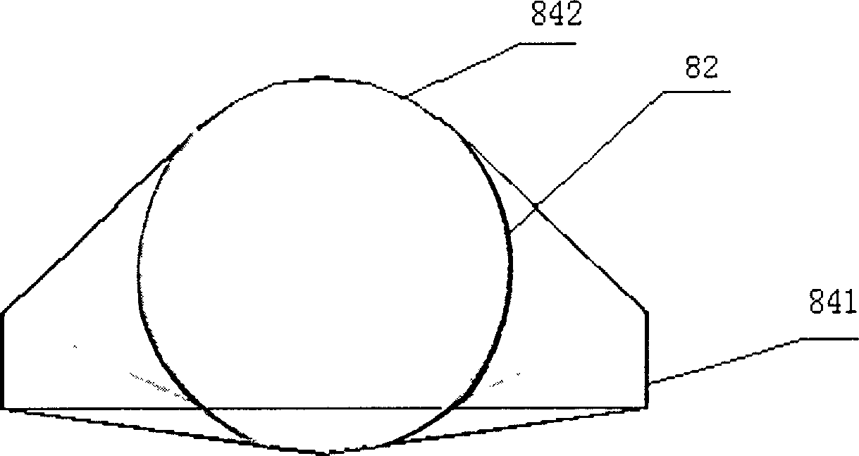 Composite Circulation fluidized dry desulfurization process for flue gas and desalfurizing reaction tower