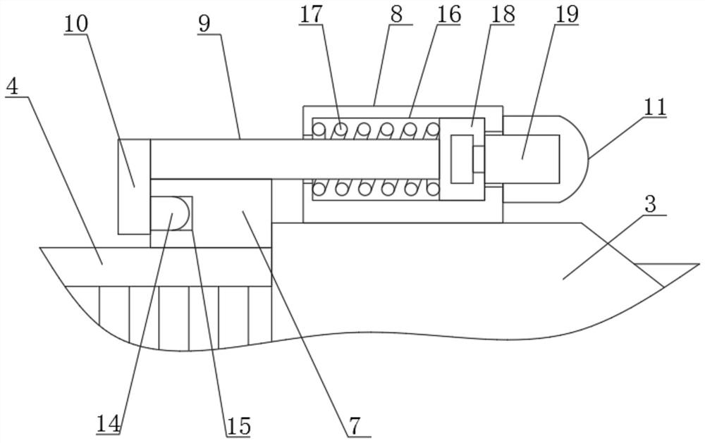 Optical cable quick connector for computer network engineering and use method thereof