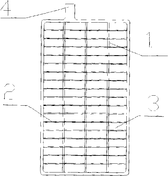 Hybrid current collector used for lead storage batteries