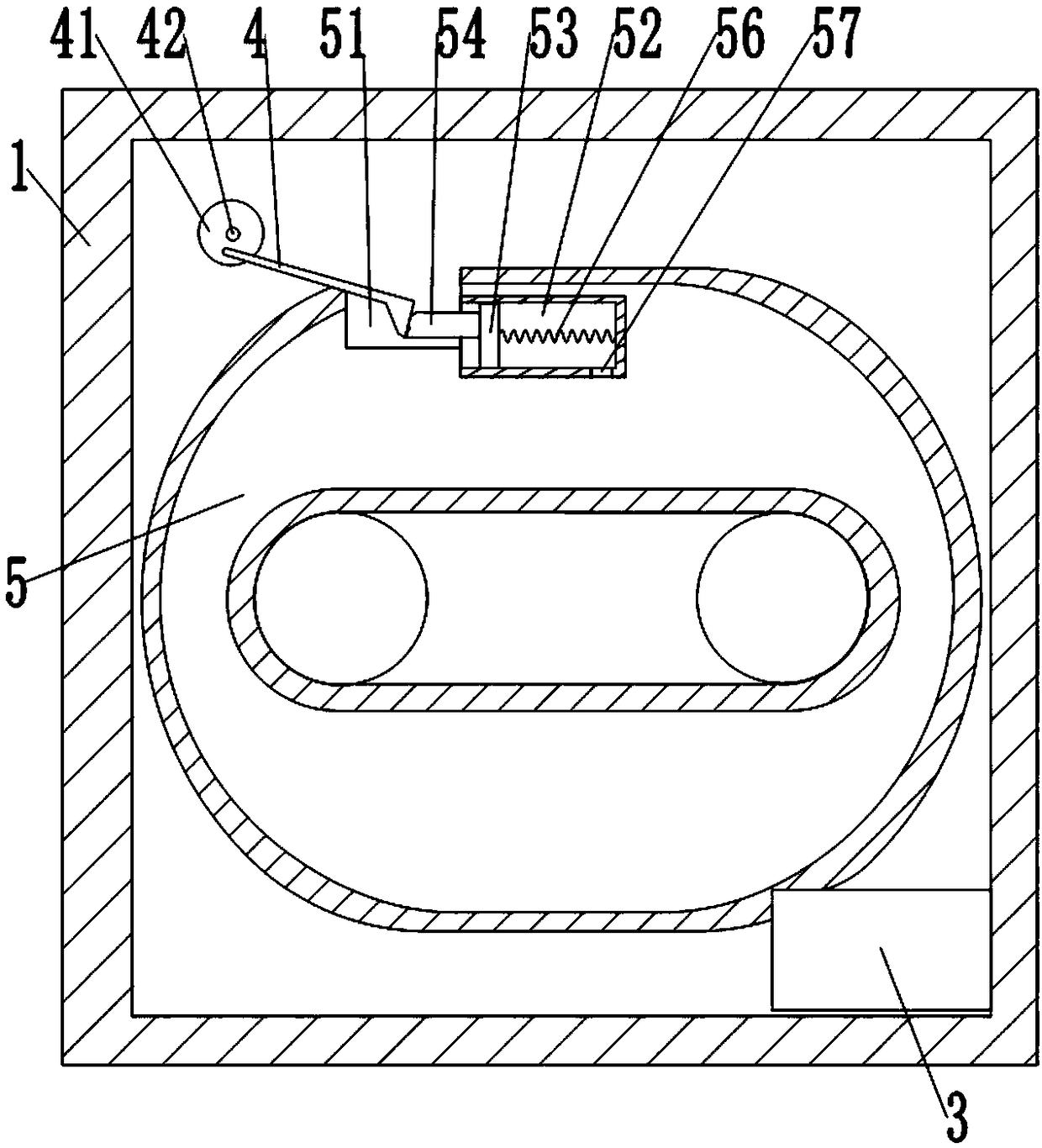 Refrigerating fluid distribution device