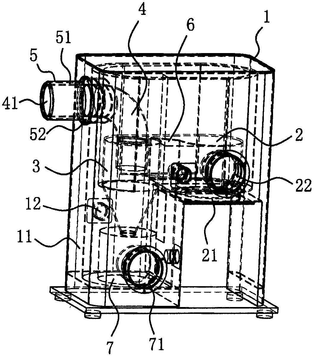 Eddy type biomass particle gasification burner