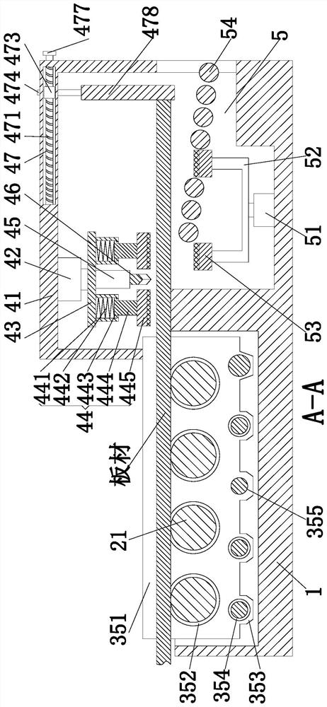 An automatic cutting machine for steel structure profile feeding and fixed length