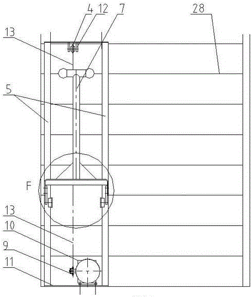 Rail-type electric lift truck used on staircase