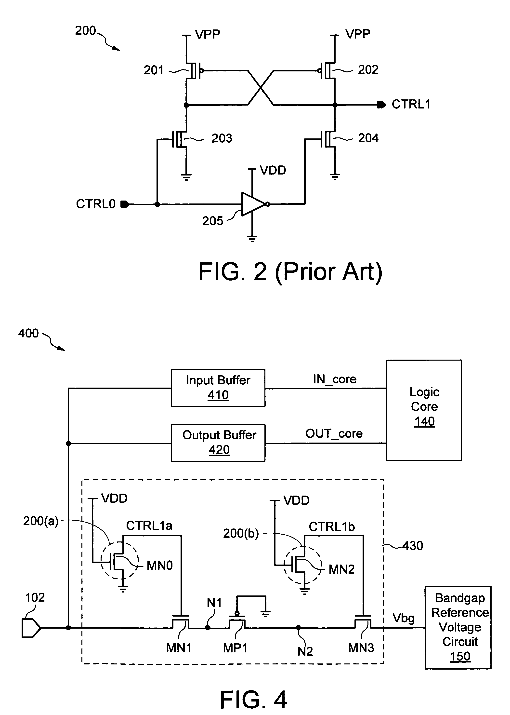 Ground bounce protection circuit for a test mode pin