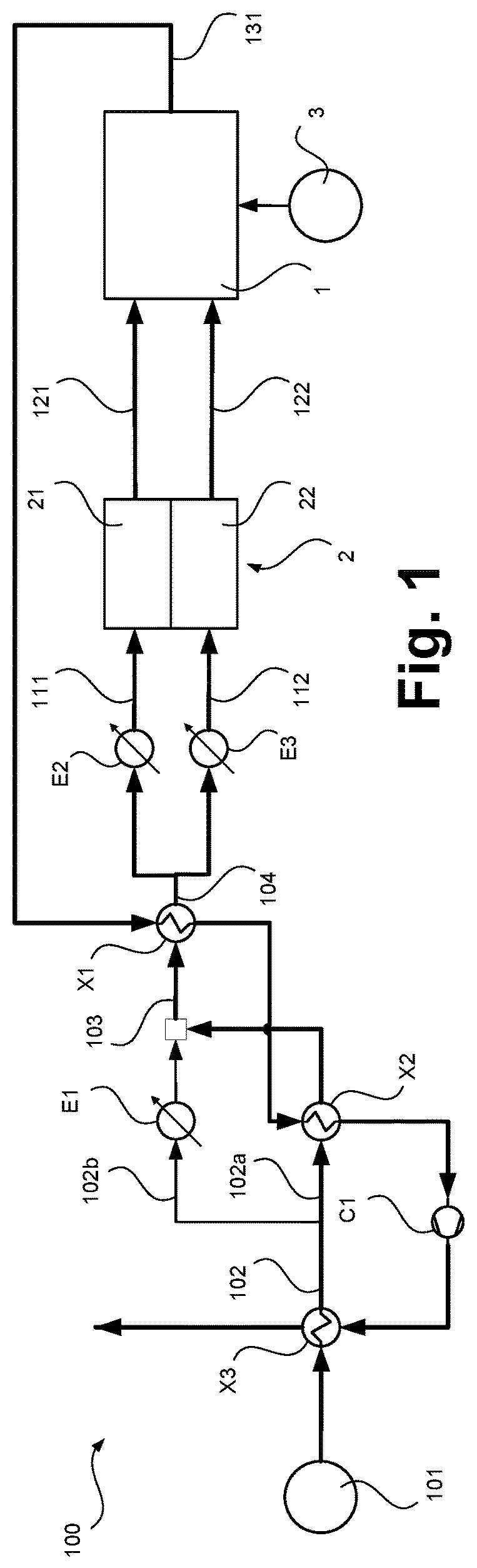 Method for operating a fired furnace and arrangement comprising such a furnace