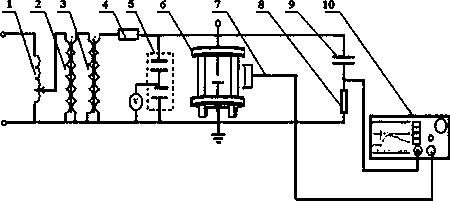 Electrode space control system for insulating gas discharge decomposition component detection device