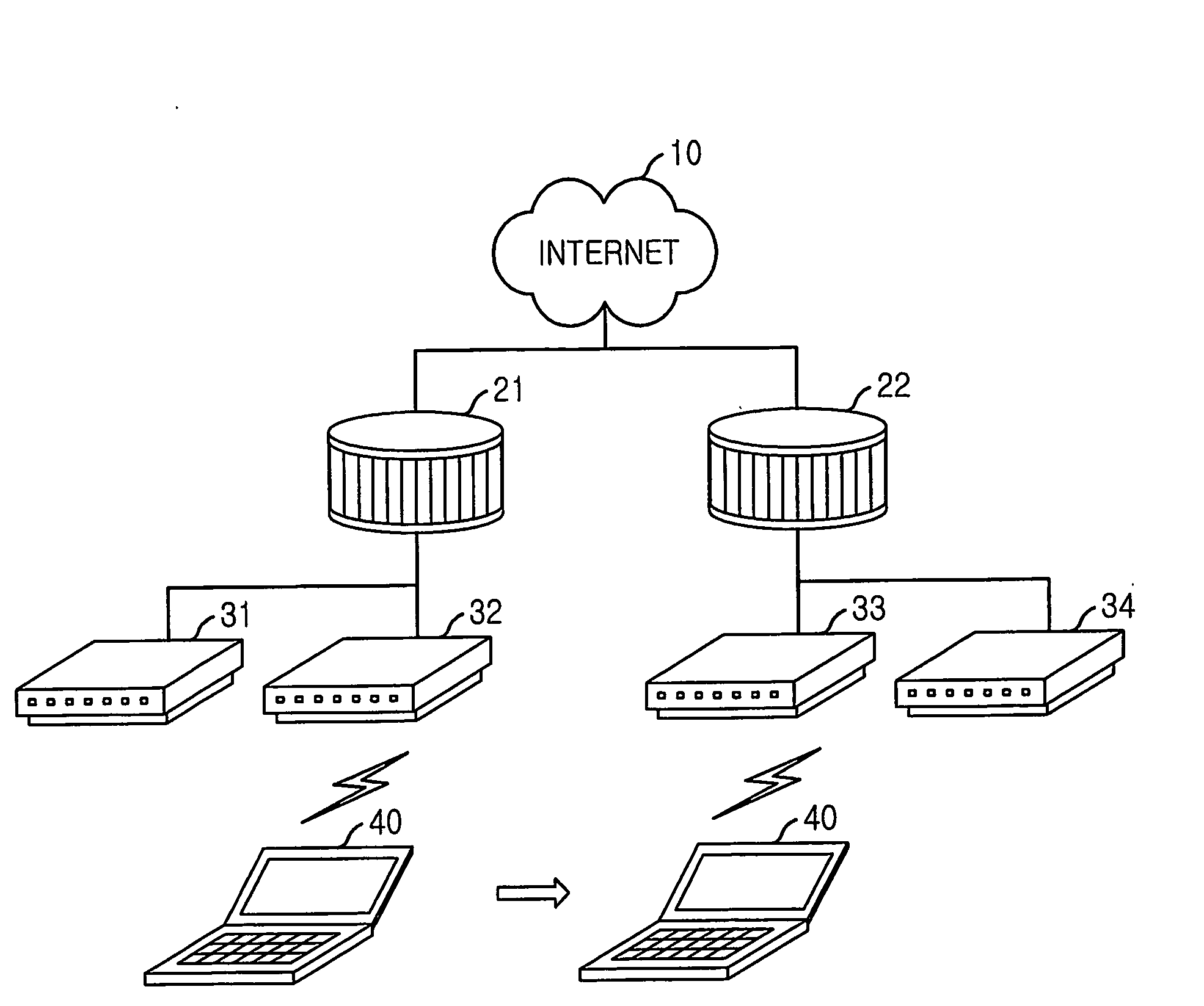 Access router based mobile ipv6 fast handover method