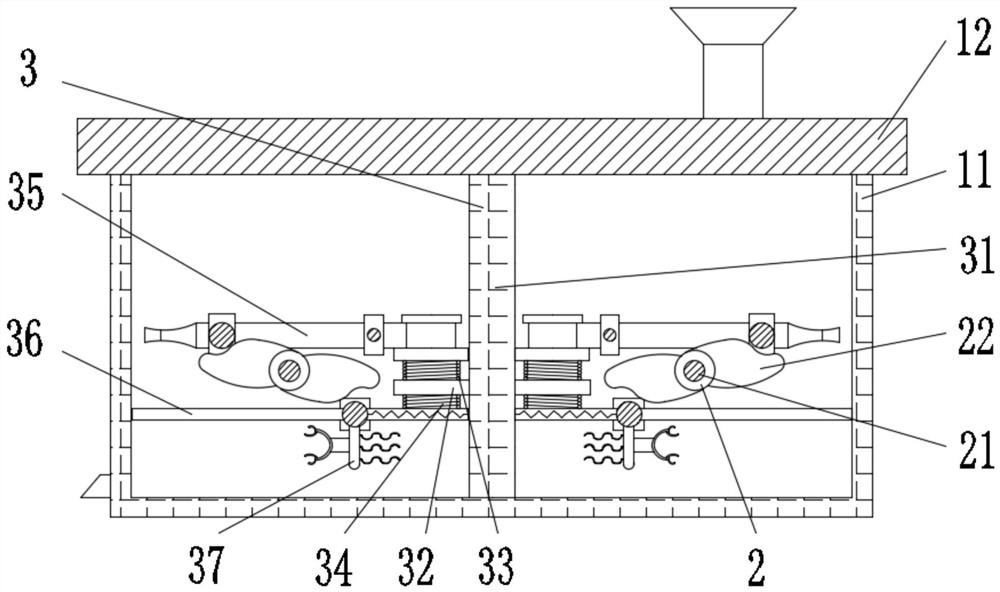 Device for accelerating dissolution of oral red cream and avoiding local overheating