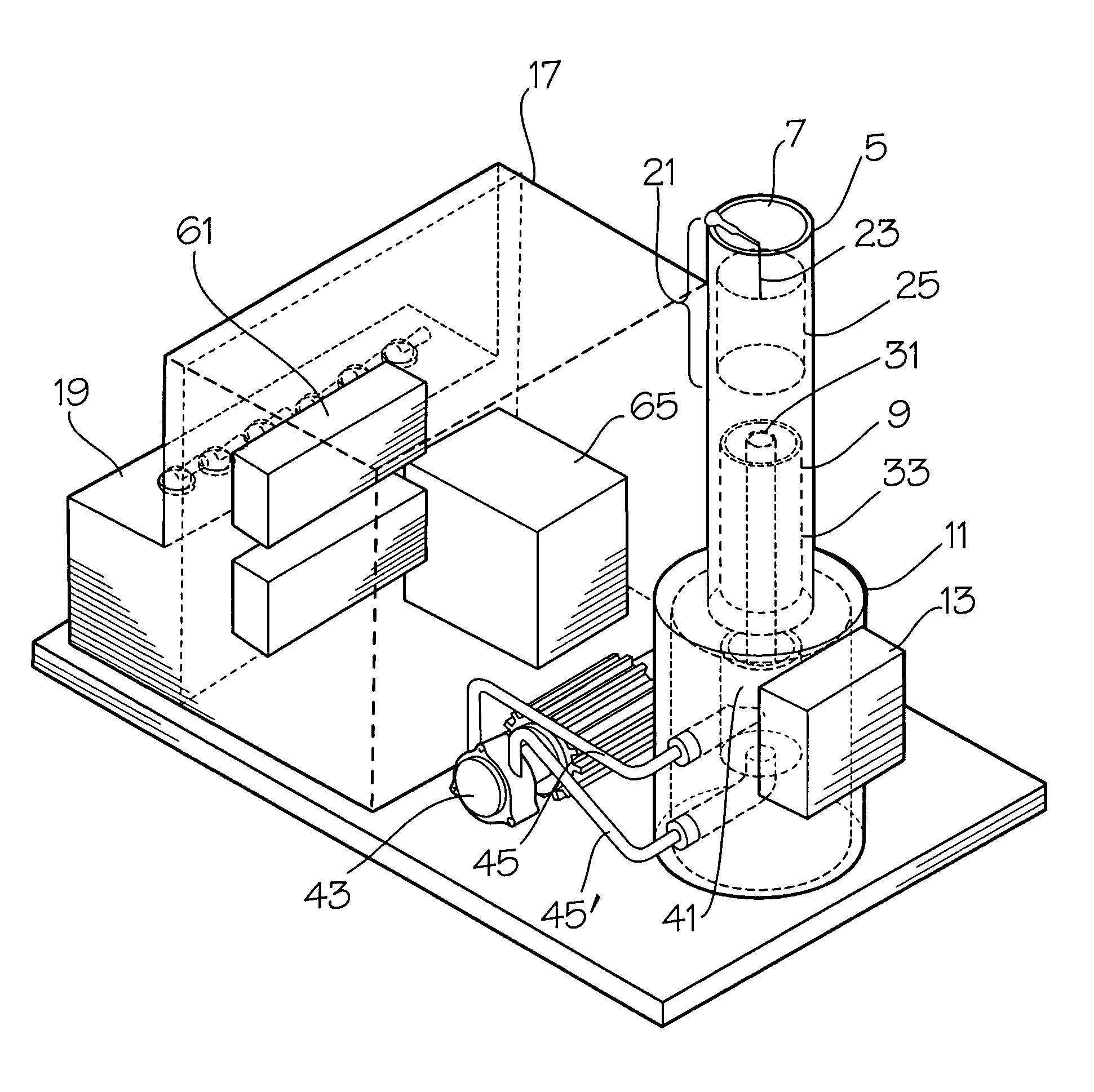 Portable liquid collection electrostatic precipitator