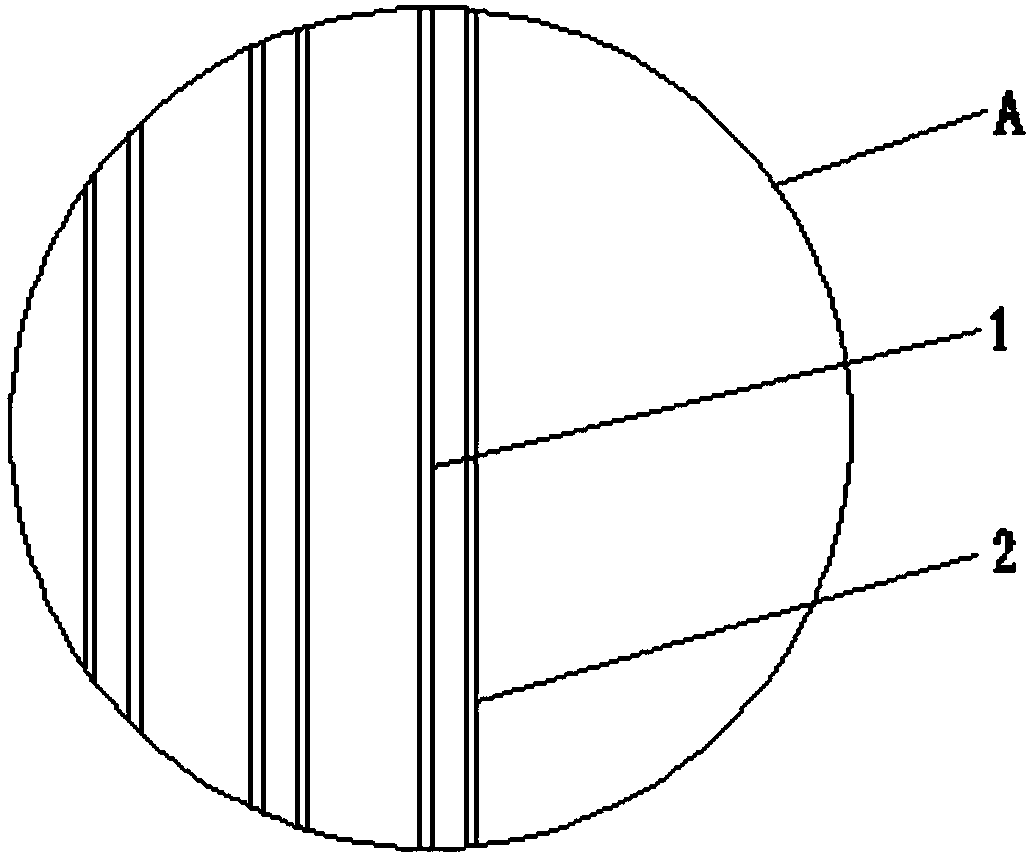 Novel double falling film melting crystallizer and substance separation process thereof