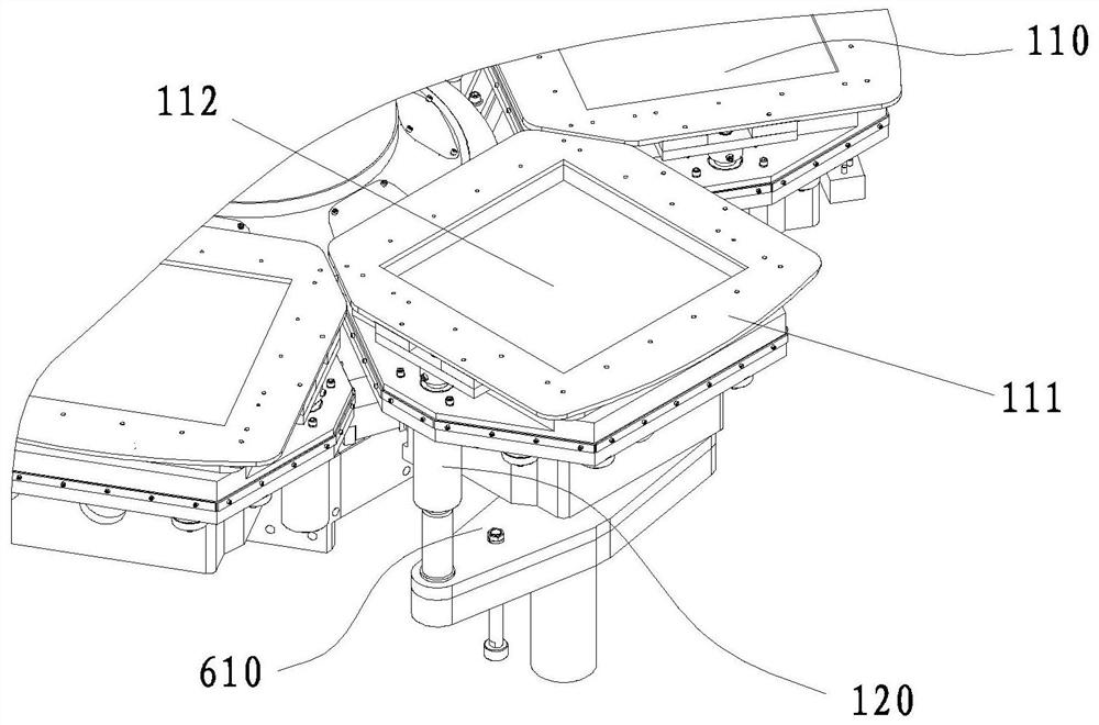 A disc rotary brick press