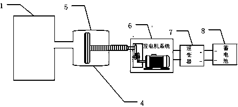 Roadbed hydraulic power generation device