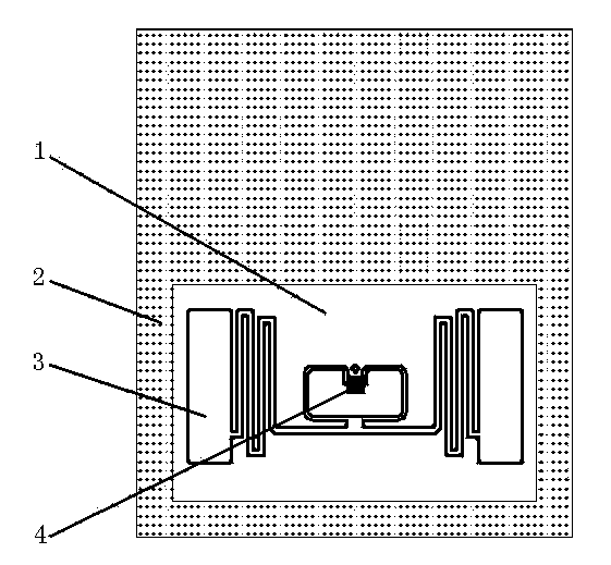 Ultra-high-frequency intelligent clothing tag