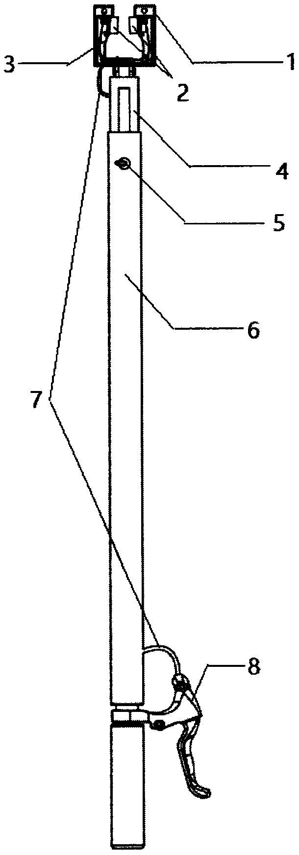 Novel scissors capable of realizing remote application