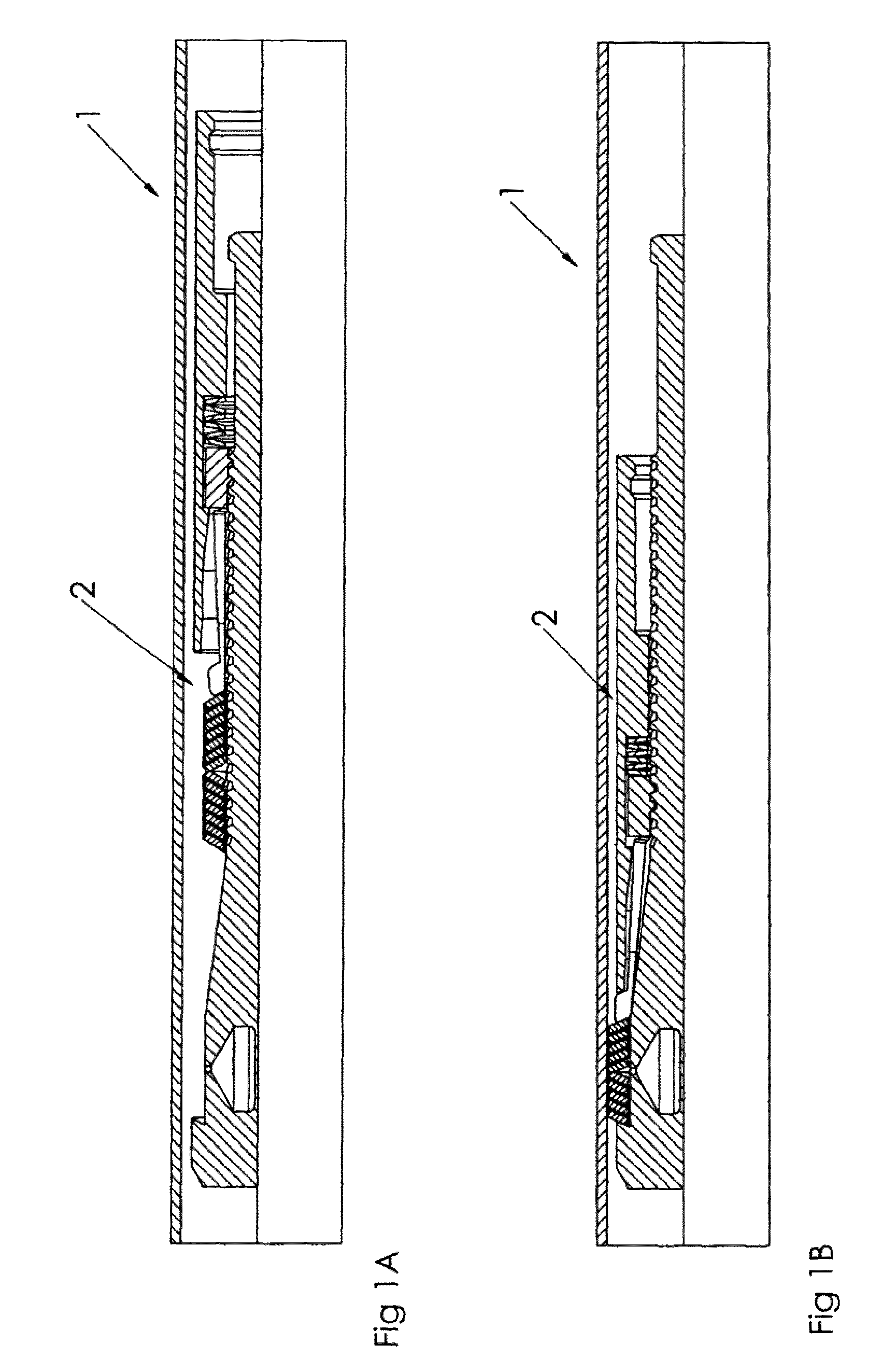 Sealing and anchoring device for use in a well