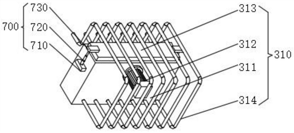 Cotton yarn space dyeing equipment facilitating dye recovery