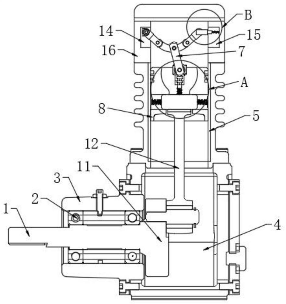 Linear reciprocating piston type compressor and using method thereof