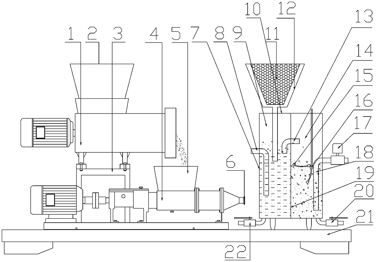 Kitchen waste pretreatment device