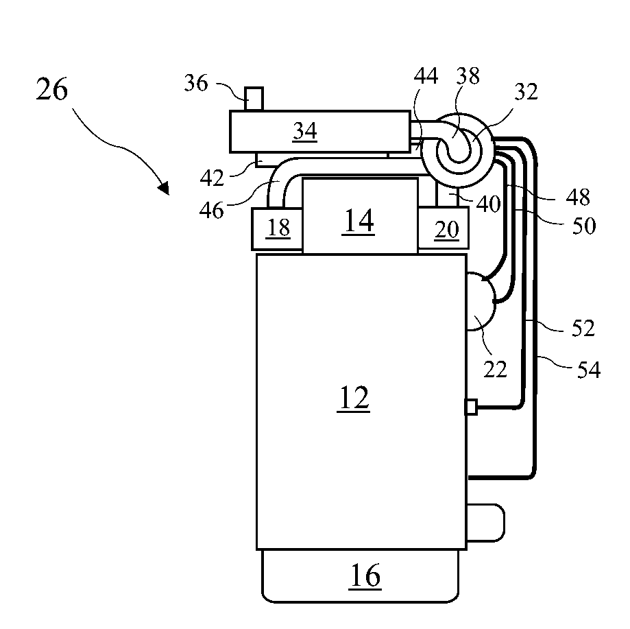 Apparatus and method for field modification of a diesel generator to improve efficiency