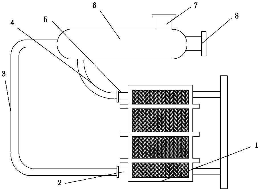 Steam-water heat exchange unit