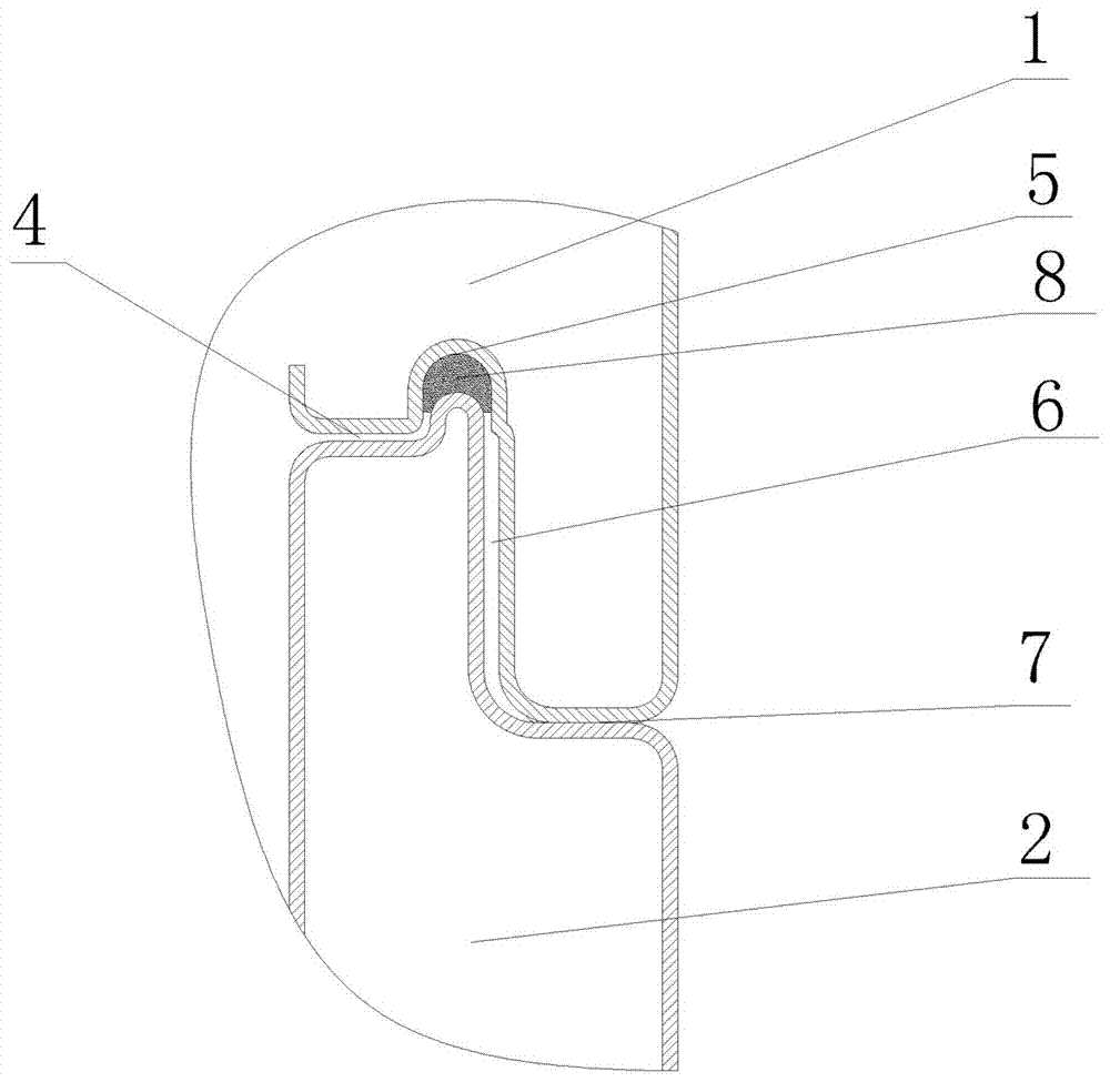 Air-drop type storage-transportation packaging box convenient to stack and preparation method of packaging box