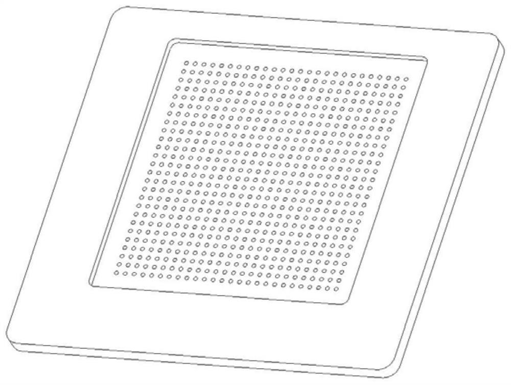 A kind of grid array device flatness detection tool and detection method