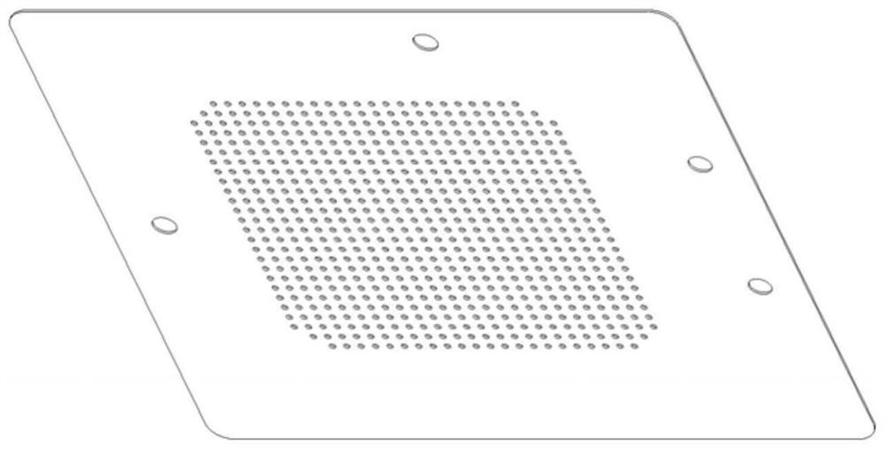 A kind of grid array device flatness detection tool and detection method