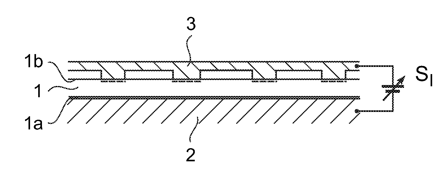 Device and method for patterning a surface of a polymer layer