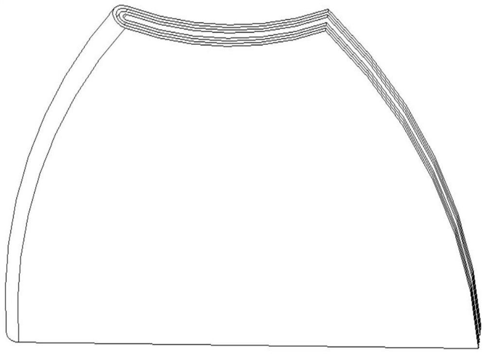 Planar profiling fabric and forming process thereof