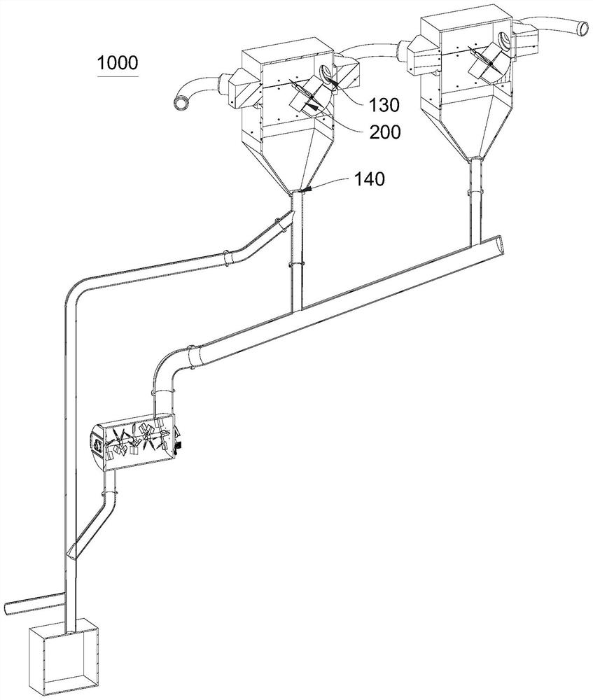 Comprehensive dust raising type circulating separation system and separation method