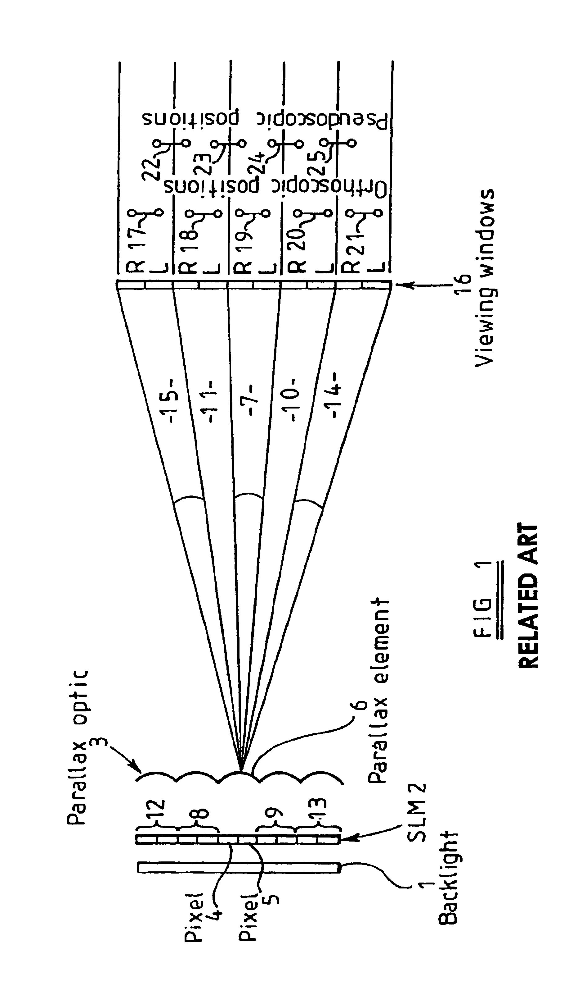 Autostereoscopic display