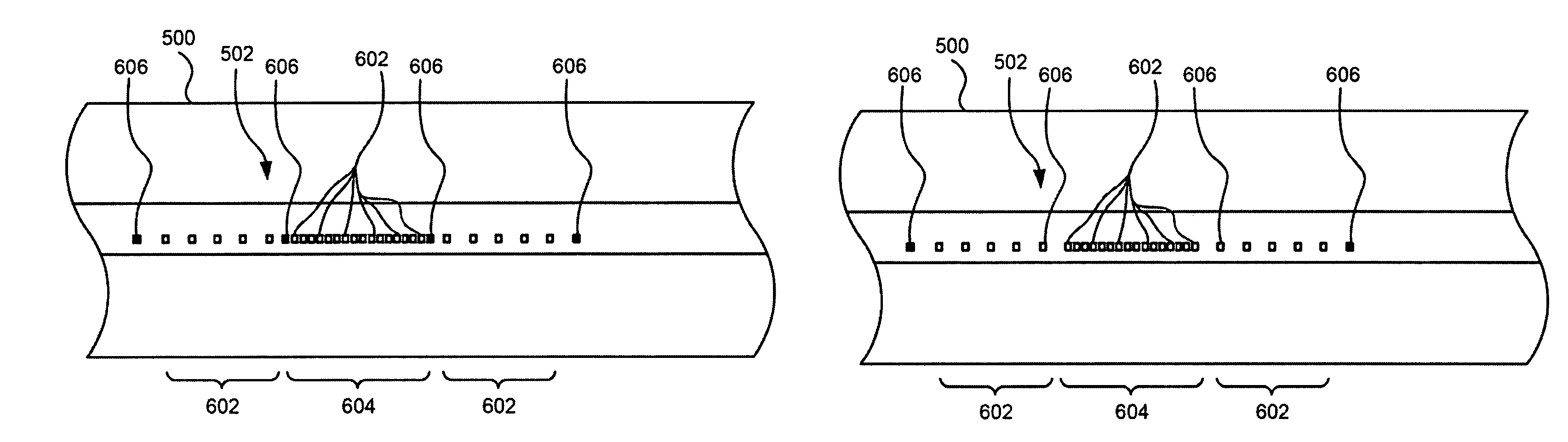 Tape heads for use with multiple tape formats