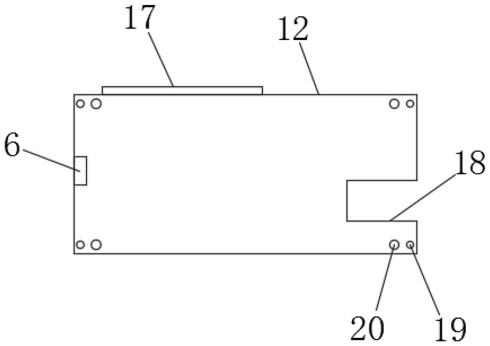 Stamping tool for storage battery protection plate