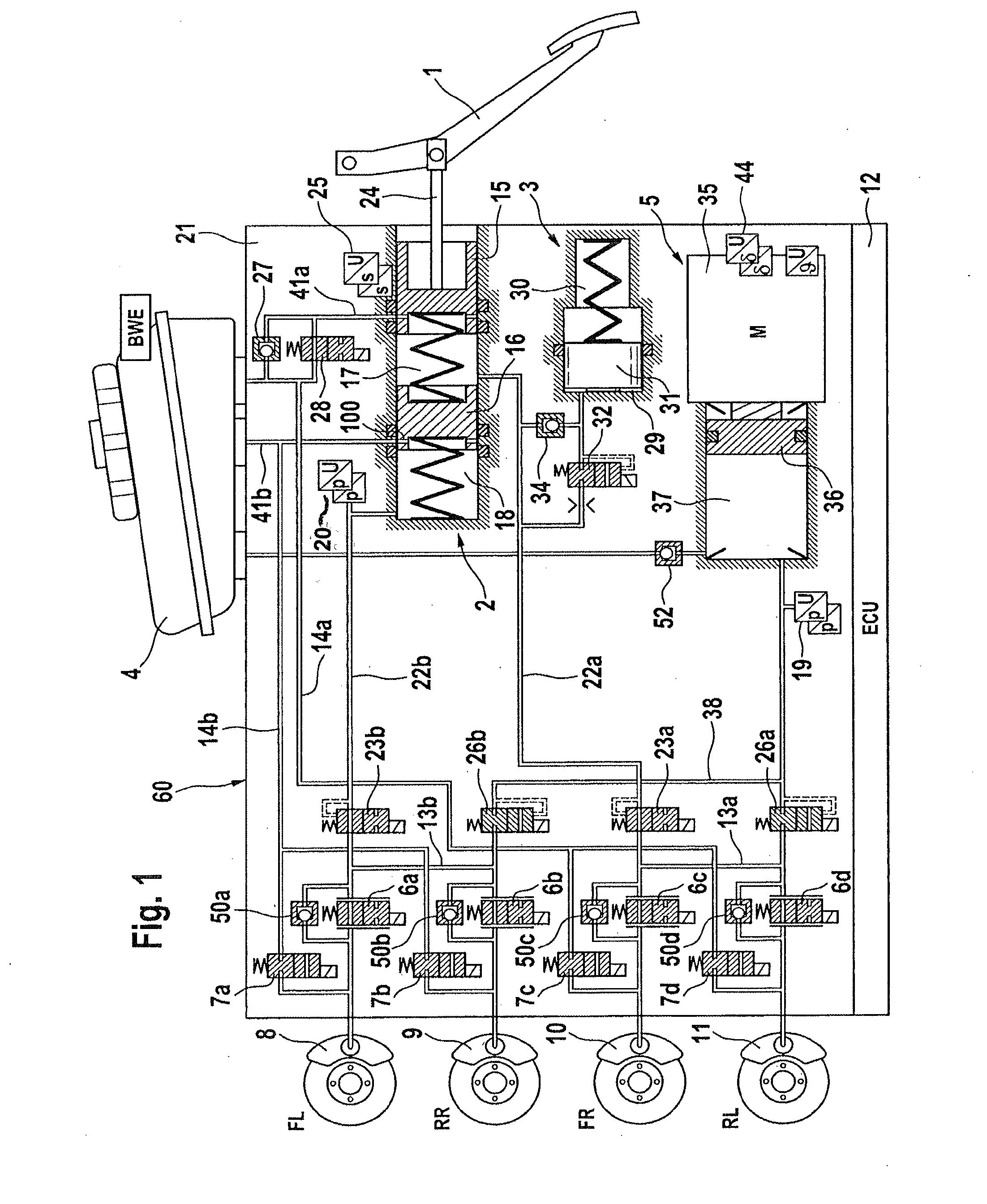 Method for providing haptic information to the driver of a motor vehicle