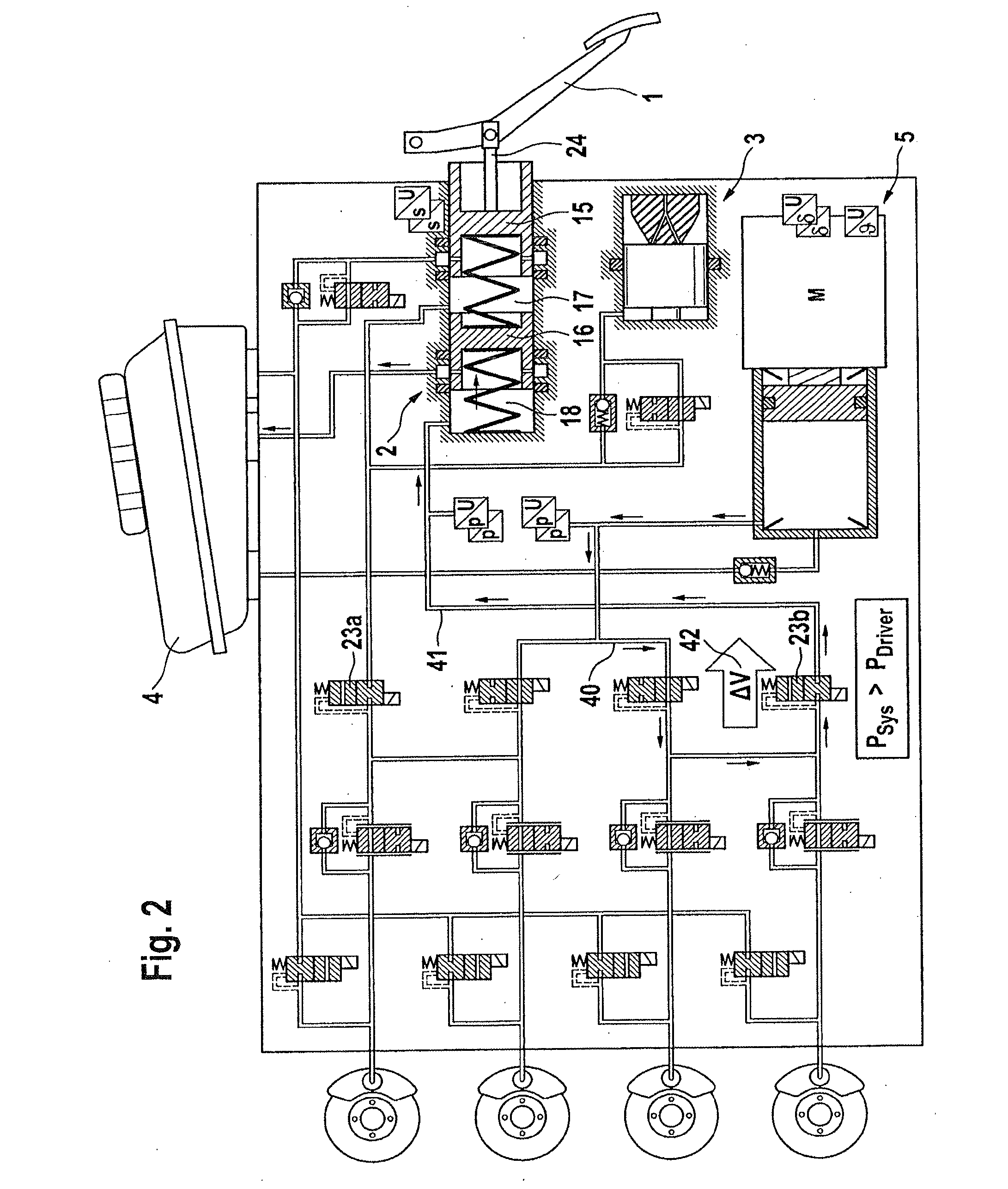 Method for providing haptic information to the driver of a motor vehicle