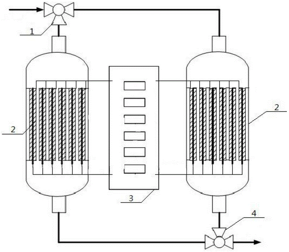 Matrix type dielectric barrier plasma synergistic adsorption/catalytic decomposition denitration device