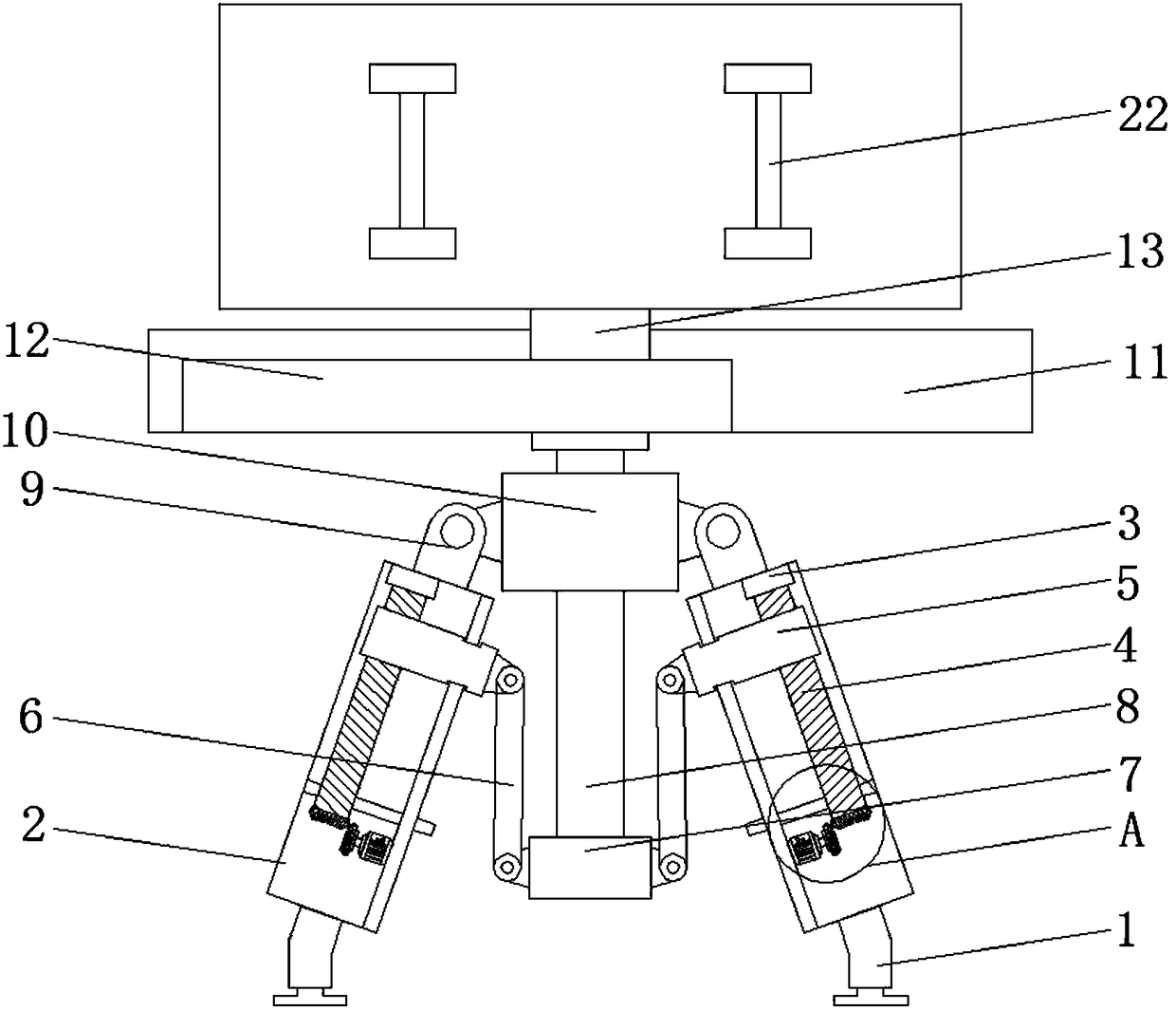 Fixed display device for water purification and disinfection device