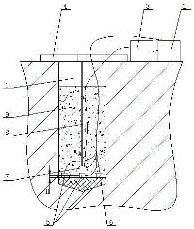 Detecting method for pile-bottom supporting layer of mechanical pore-forming concrete filling pile