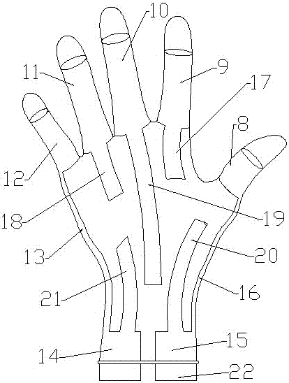 Easily-wearable medical latex glove and using method thereof