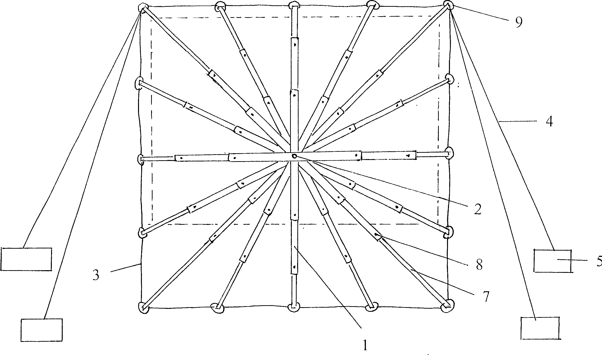 A projection screen rack for mobile projection