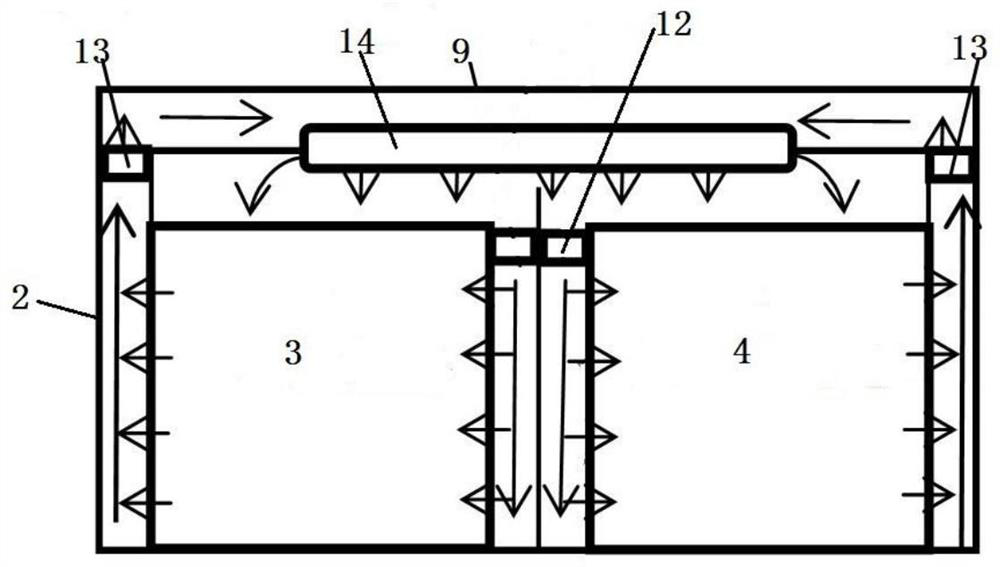 Intelligent plant growth experiment device and temperature control method thereof