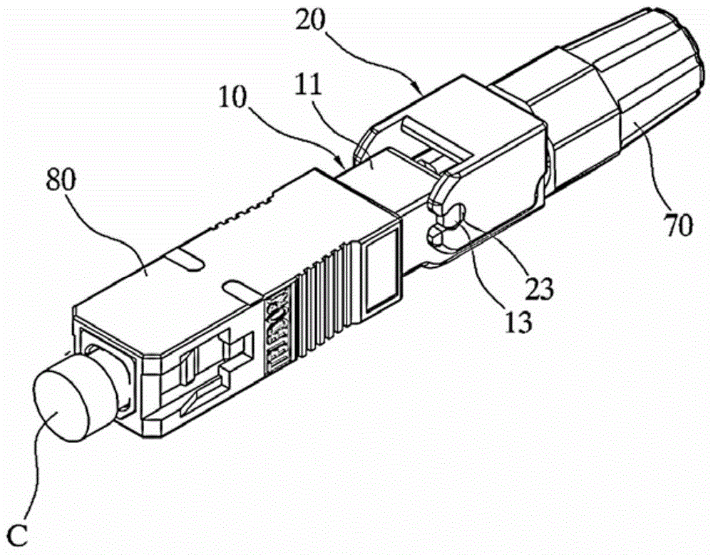 Field assembled optical connector