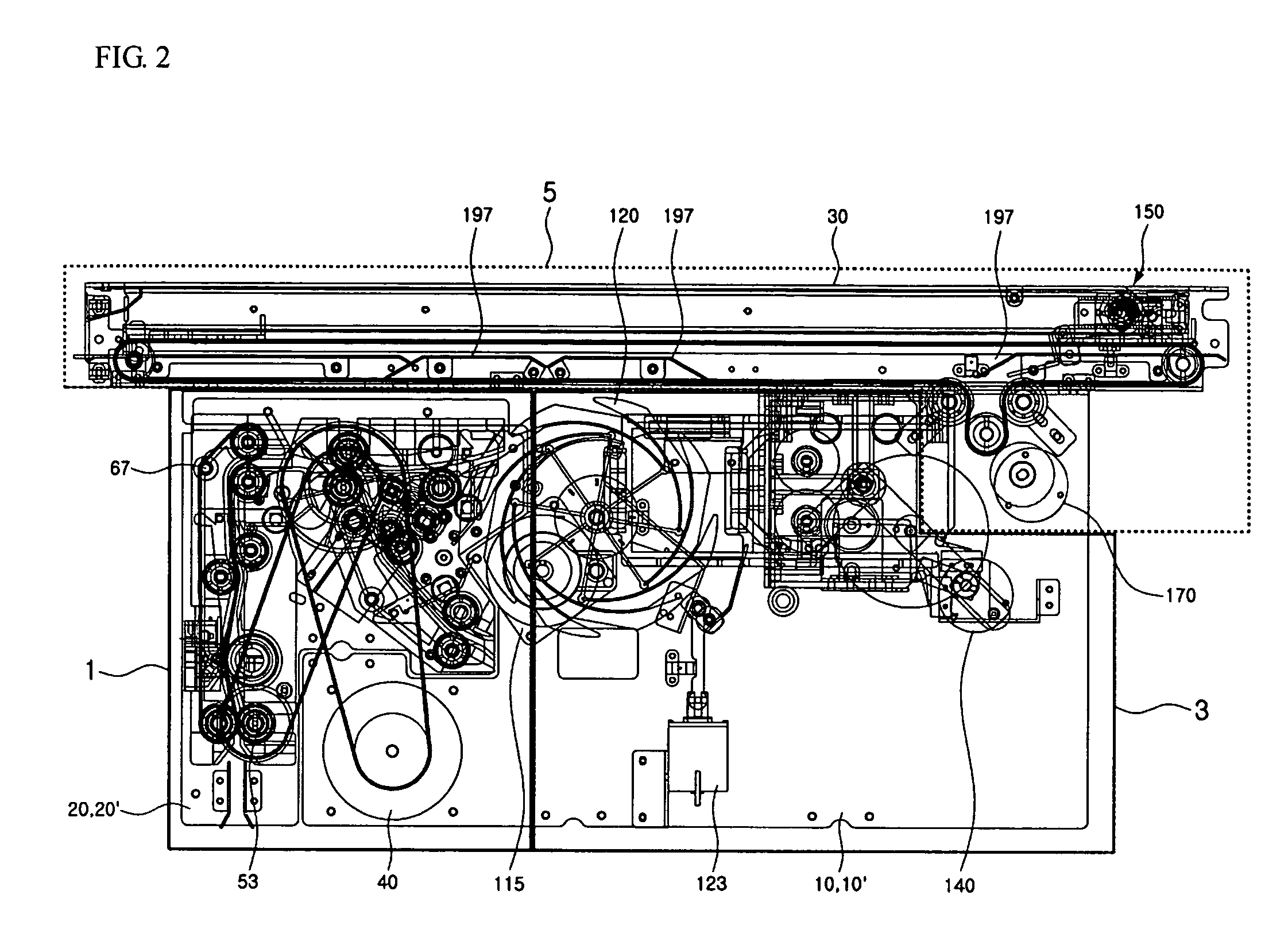 Media discharging unit for media dispenser