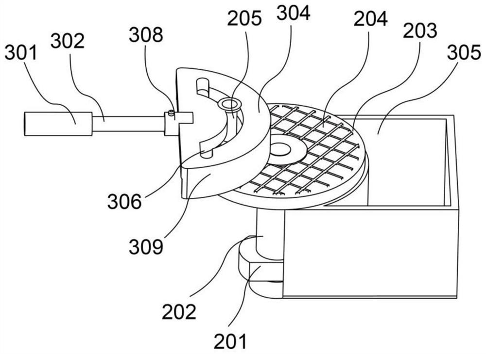 Gypsum dewatering and impurity removal device